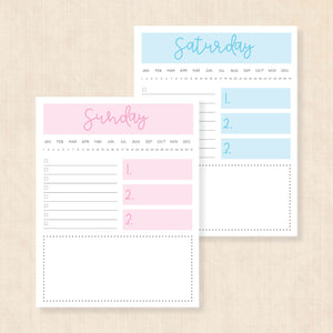 Printable Weekly Planner