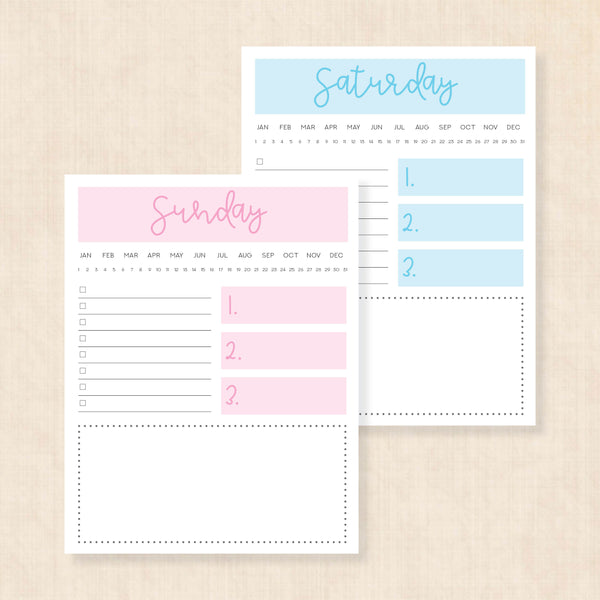 Printable Weekly Planner