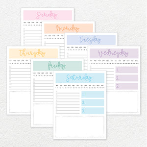 Printable Weekly Planner