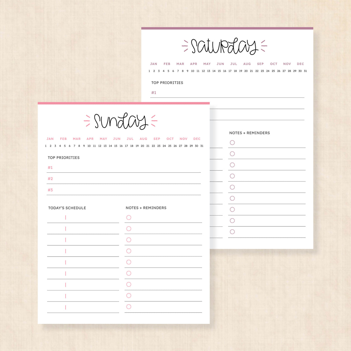 Printable Weekly Planner