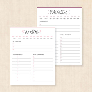 Printable Weekly Planner