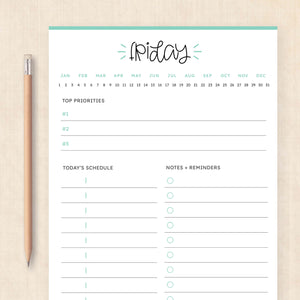 Printable Weekly Planner