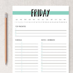 Load image into Gallery viewer, Printable Weekly Planner
