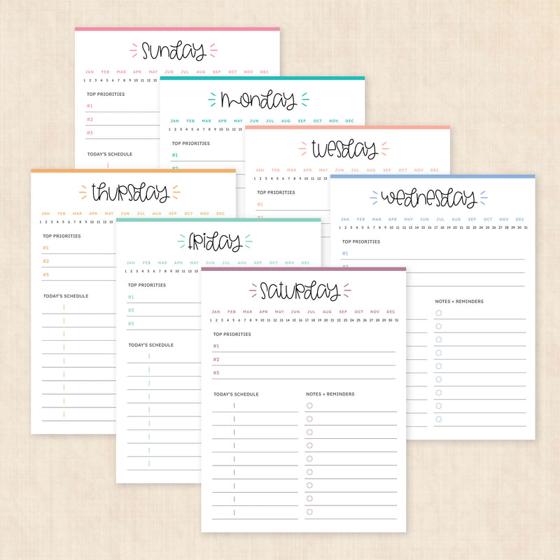 Printable Weekly Planner