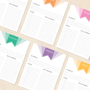 printable weekly planner