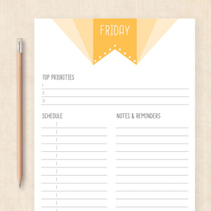 printable weekly planner