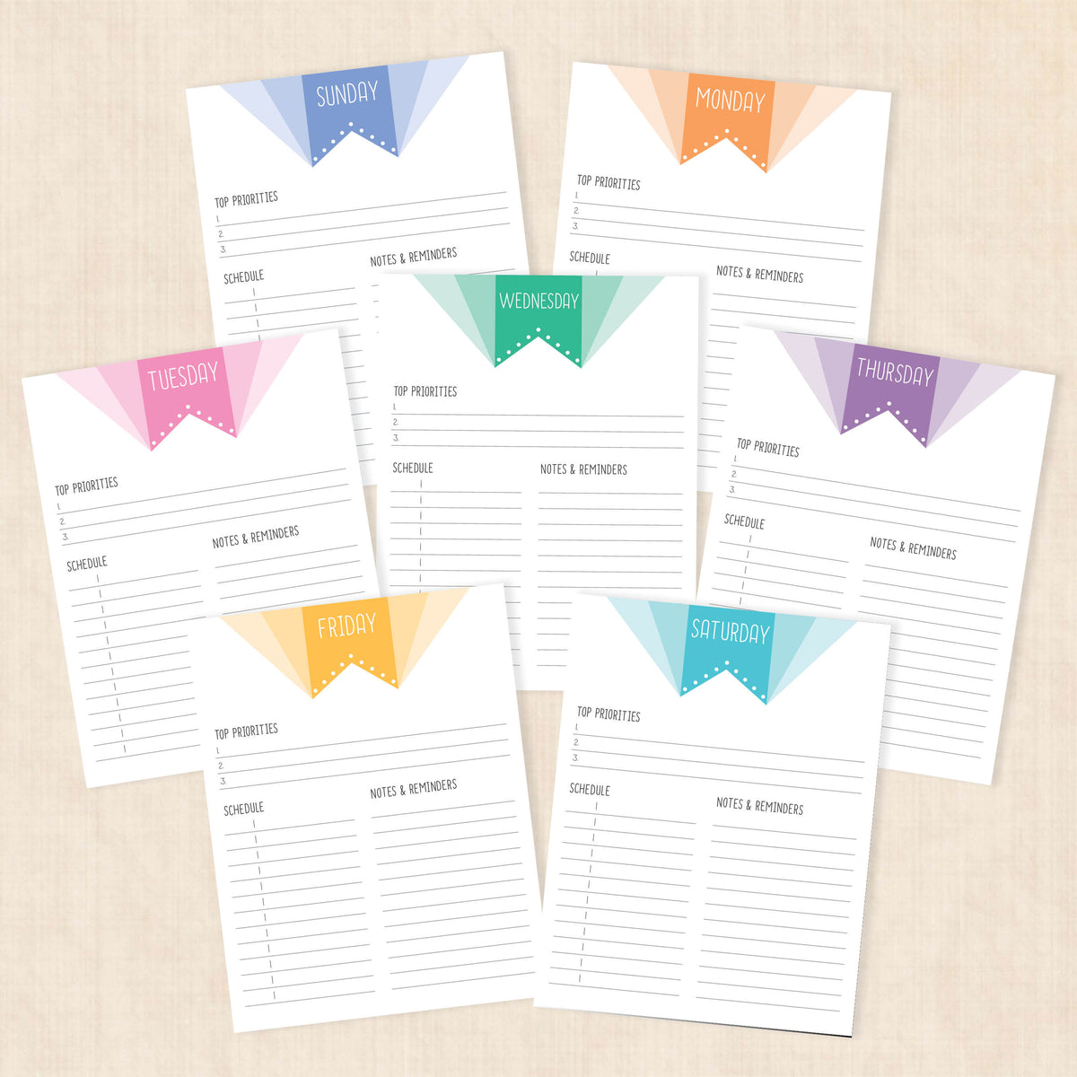 printable weekly planner