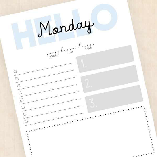 printable weekly planner