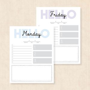 printable weekly planner