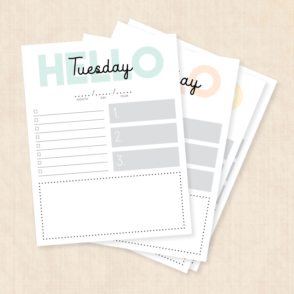 printable weekly planner