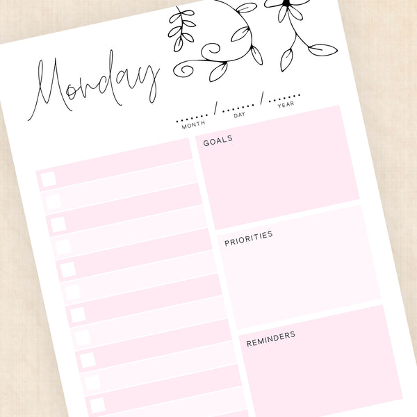printable weekly planner