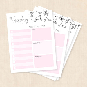 printable weekly planner