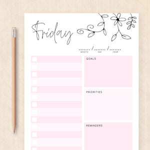 printable weekly planner