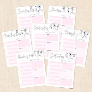 printable weekly planner