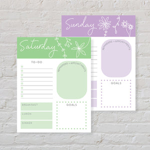 Printable Weekly Planner: Peppy Plans