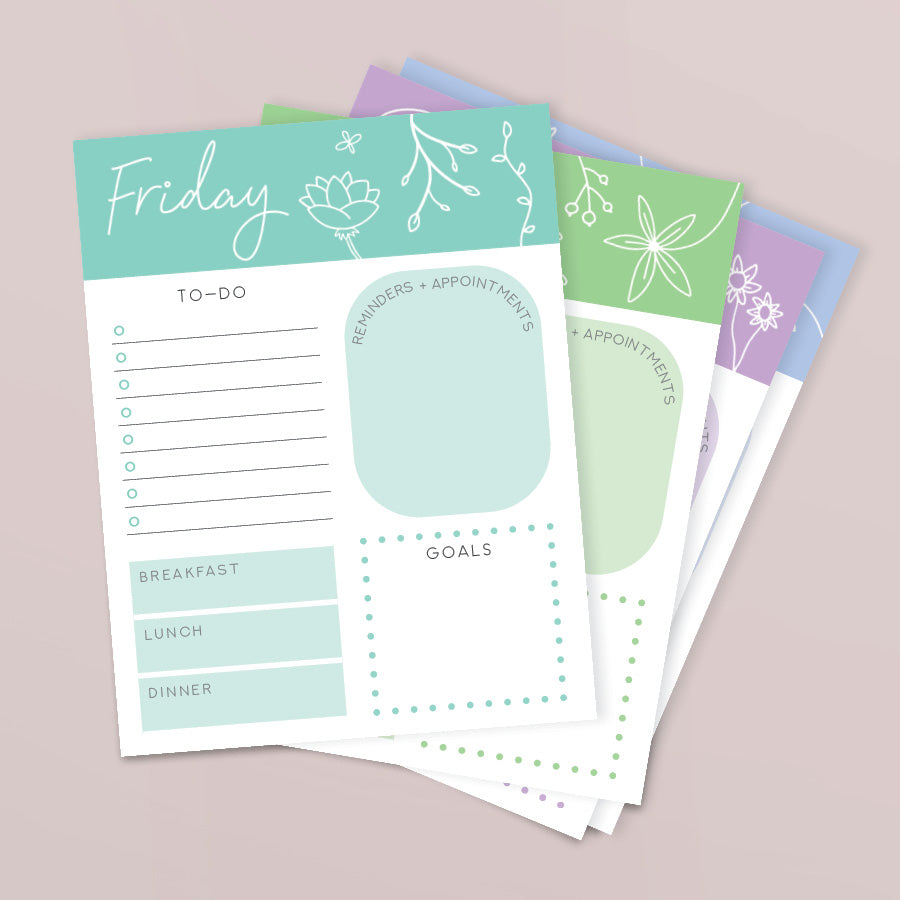 Printable Weekly Planner: Peppy Plans