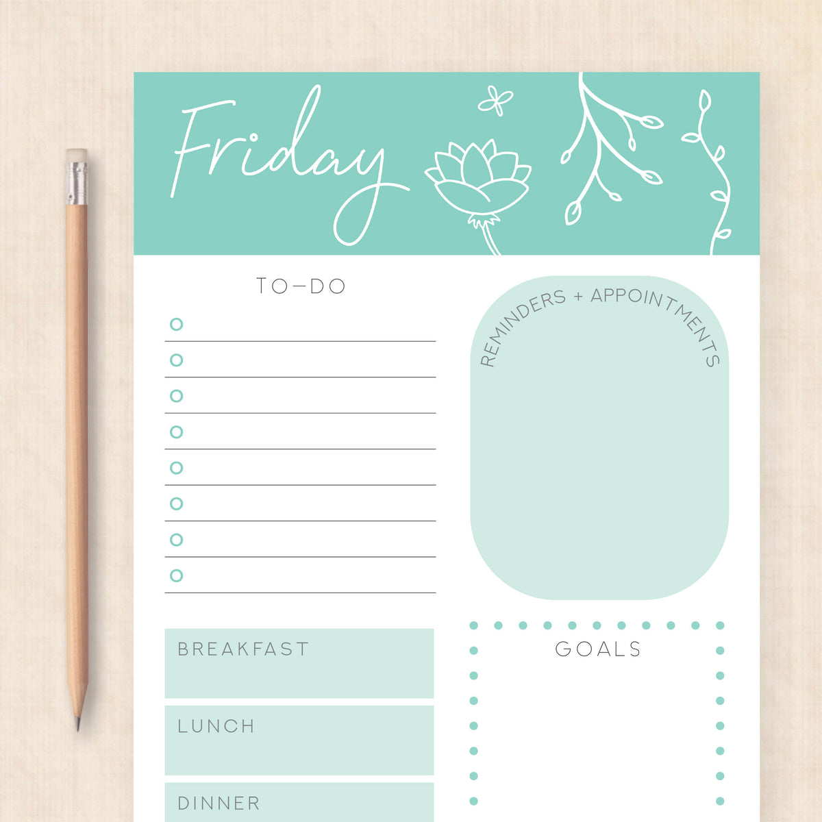 printable weekly planner
