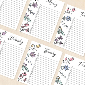 printable weekly planner