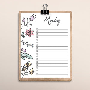 printable weekly planner