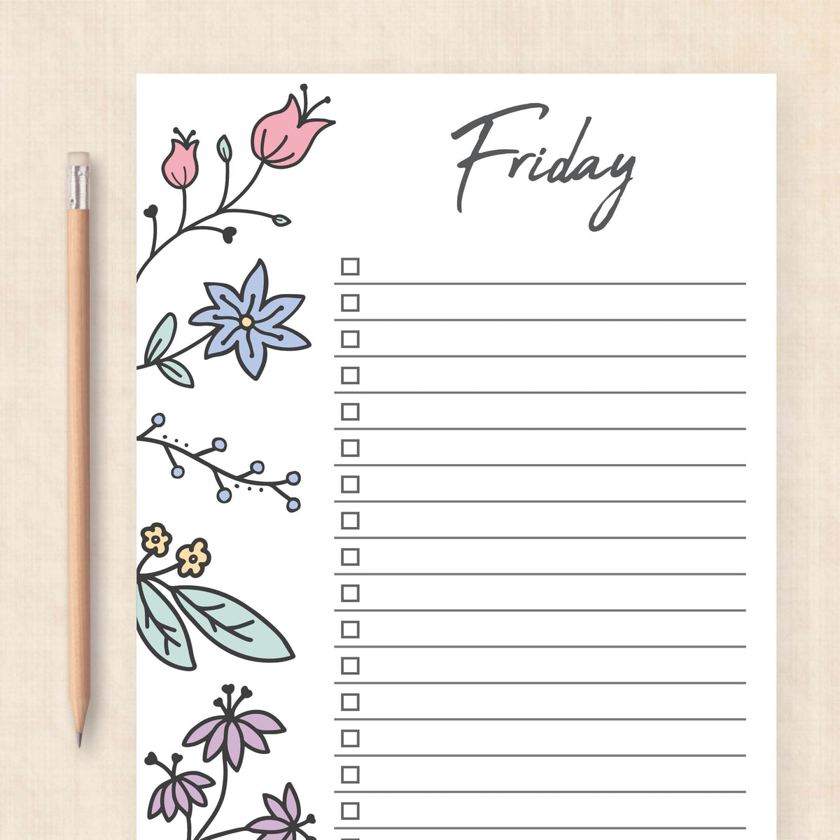 printable weekly planner