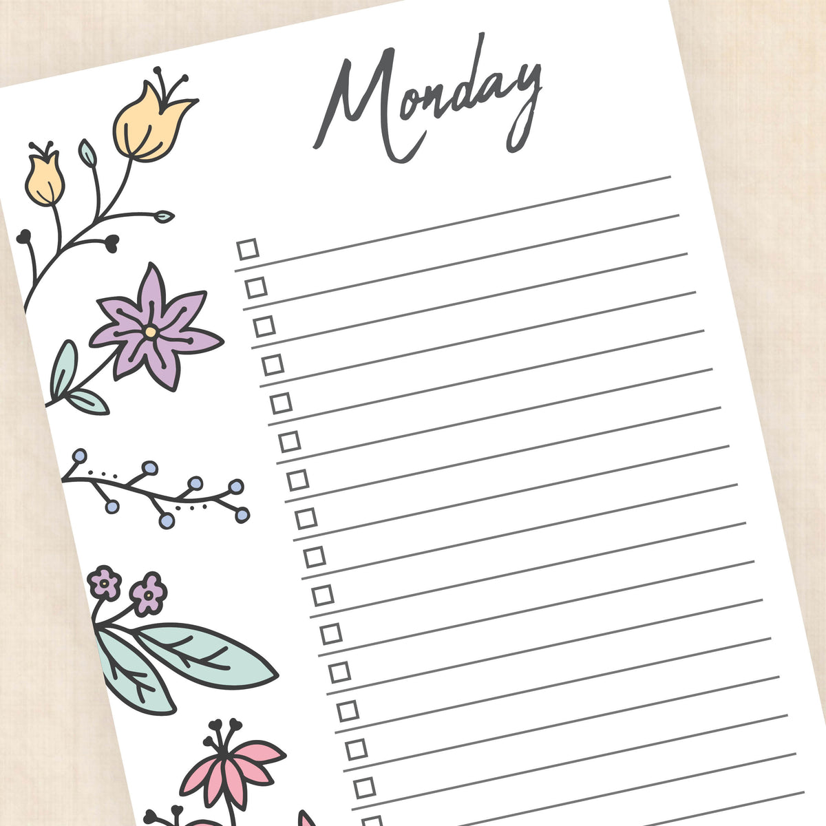 printable weekly planner