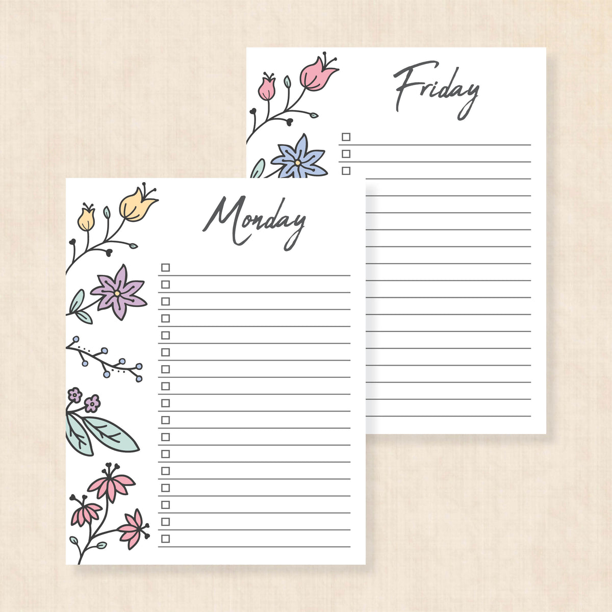 printable weekly planner