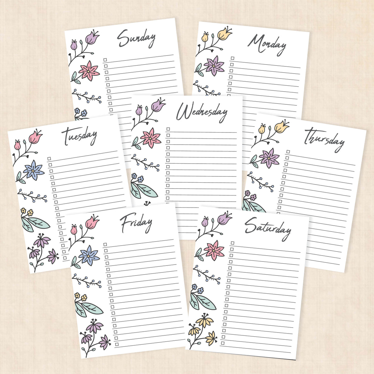 printable weekly planner