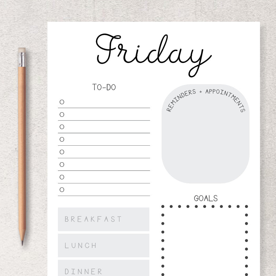 printable weekly planner