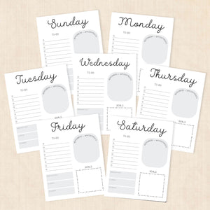 printable weekly planner