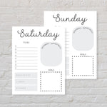 Load image into Gallery viewer, printable weekly planner
