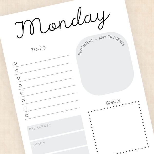 printable weekly planner