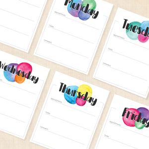 printable weekly planner