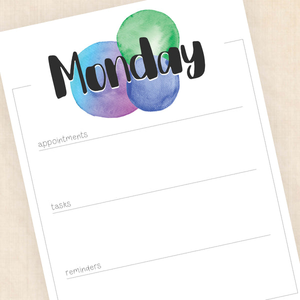 printable weekly planner