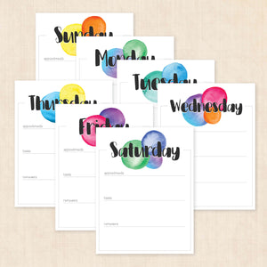 printable weekly planner