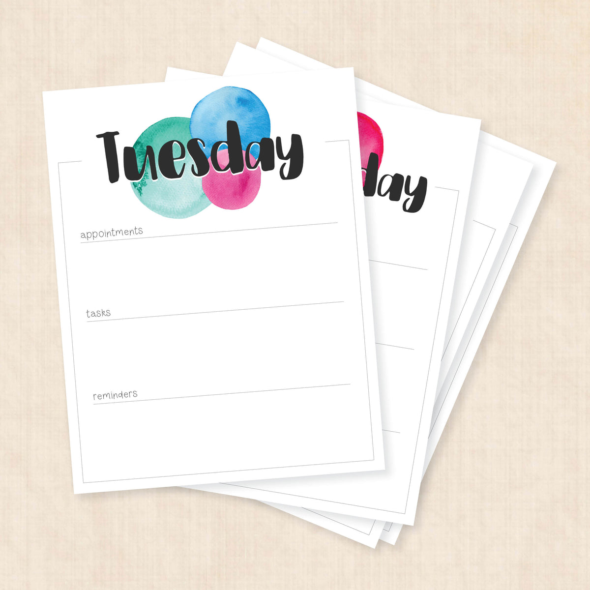 printable weekly planner