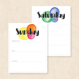 printable weekly planner