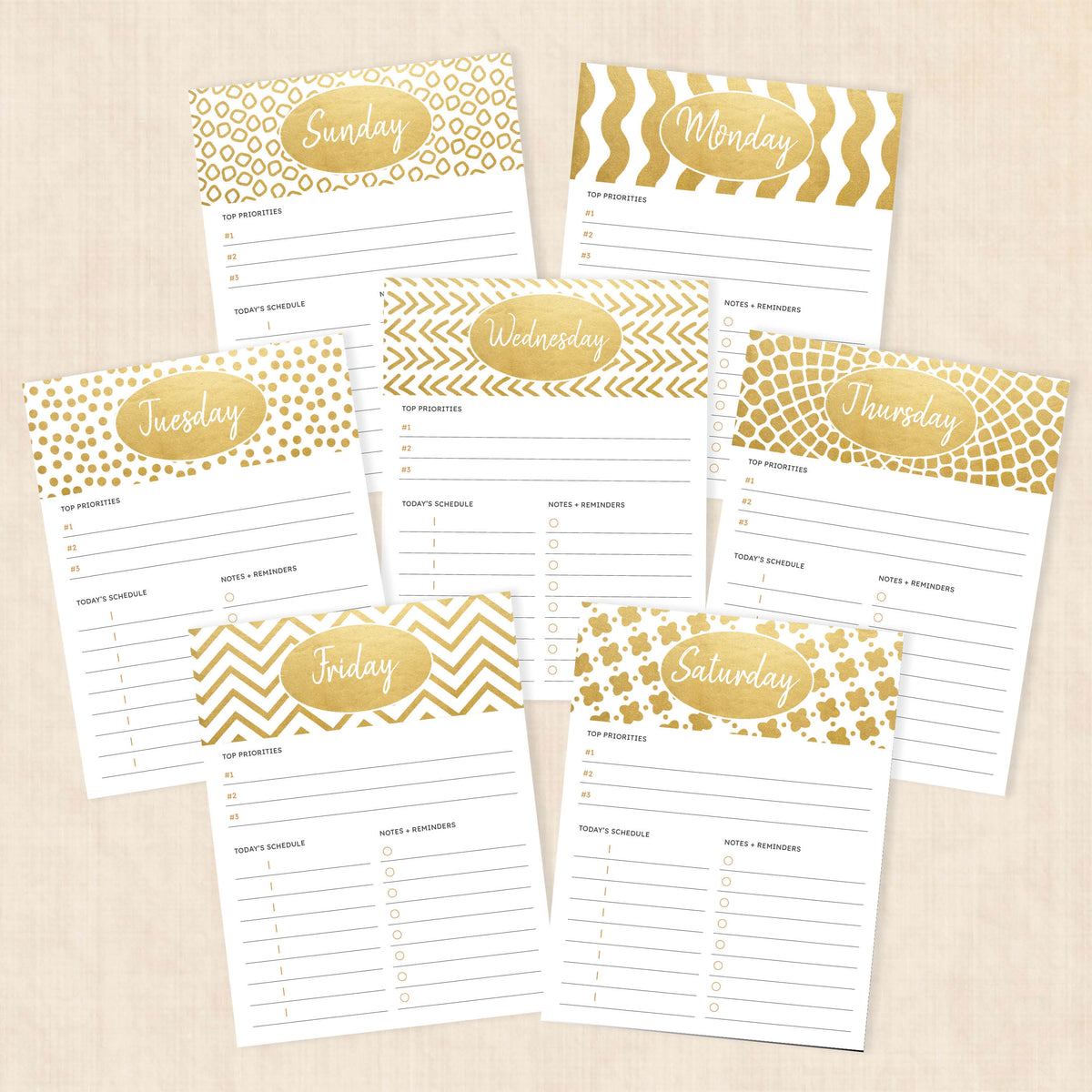 printable weekly planner
