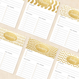 printable weekly planner