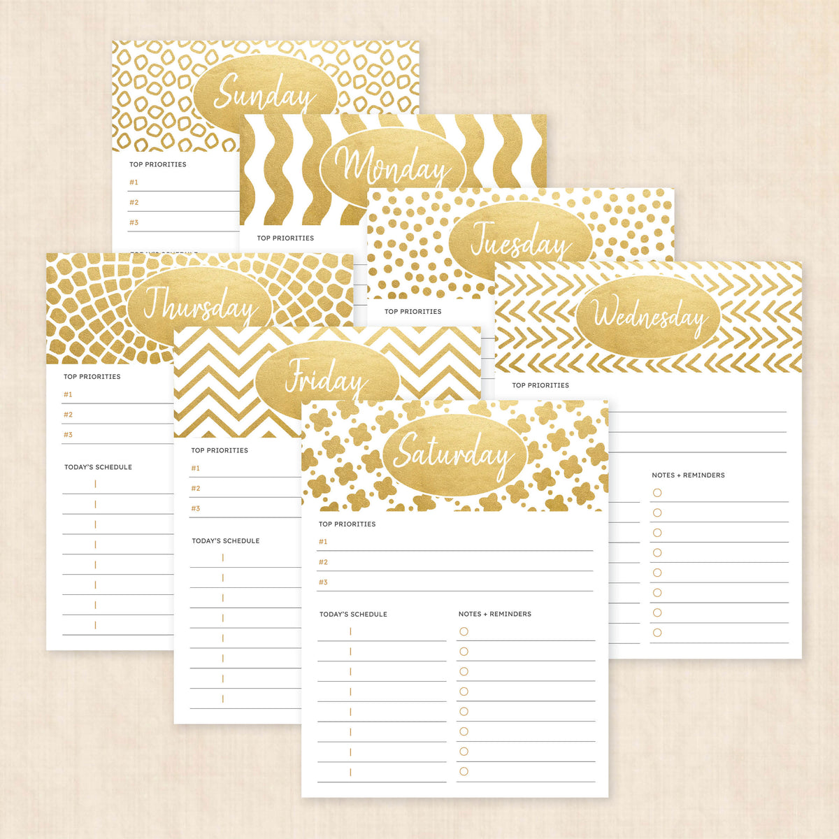 printable weekly planner
