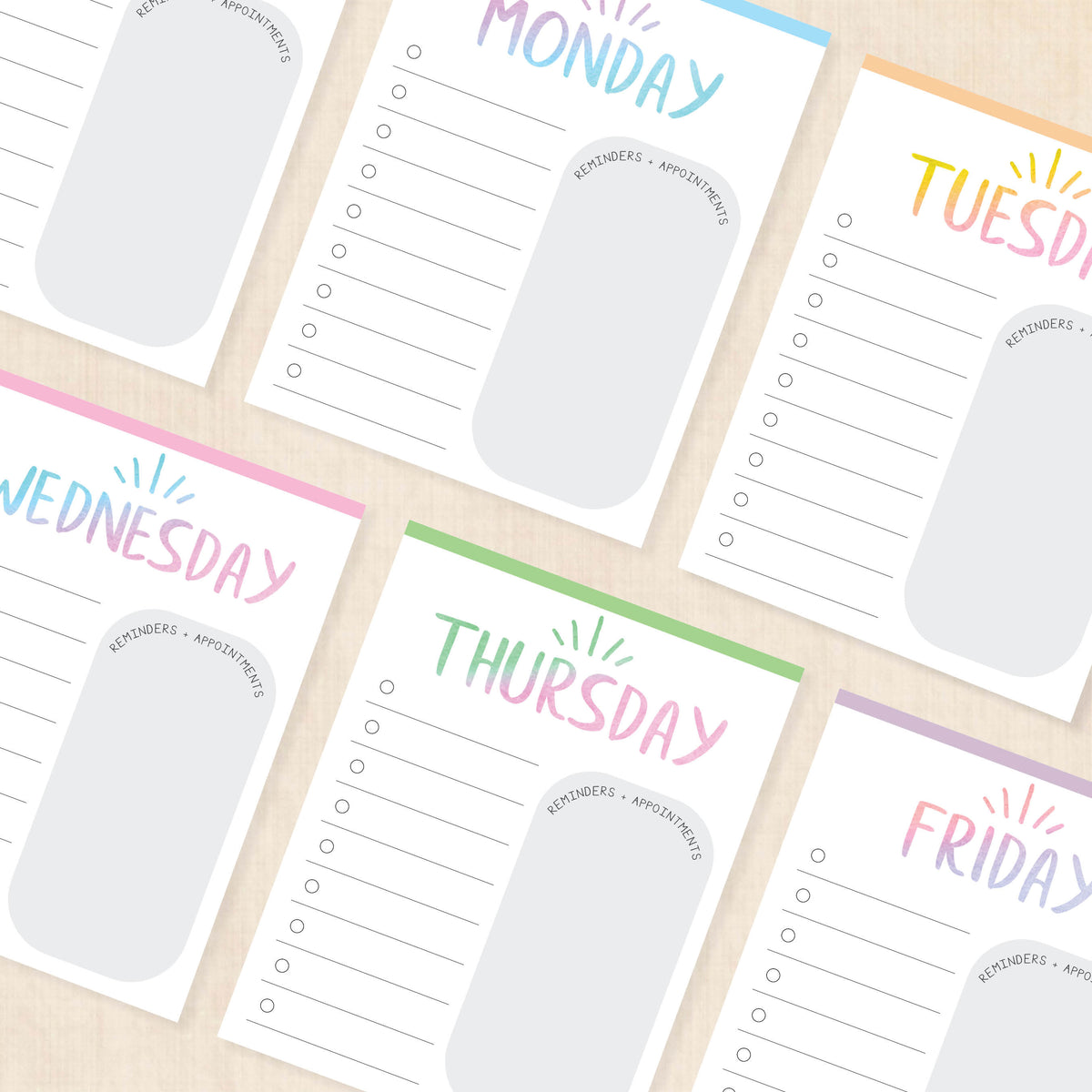 printable weekly planner