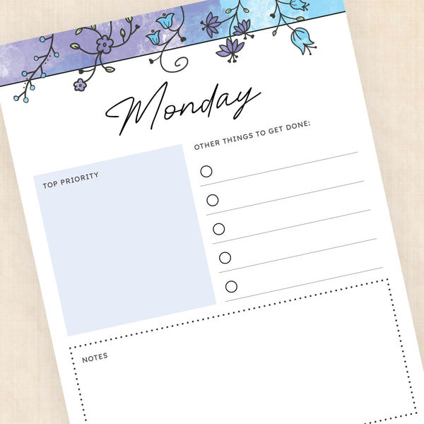 printable weekly planner