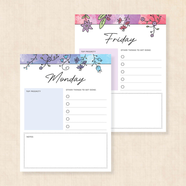 printable weekly planner