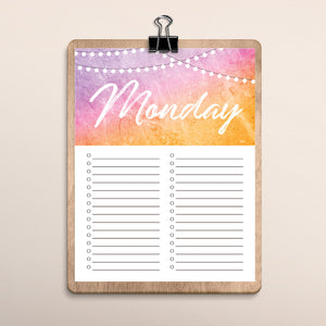 printable weekly planner