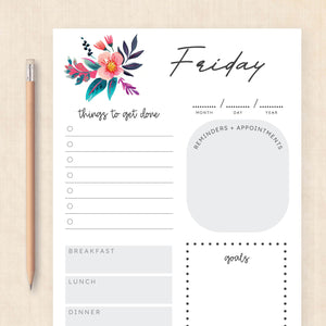 printable weekly planner