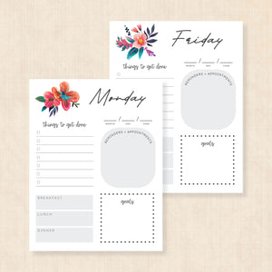 printable weekly planner