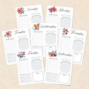 printable weekly planner