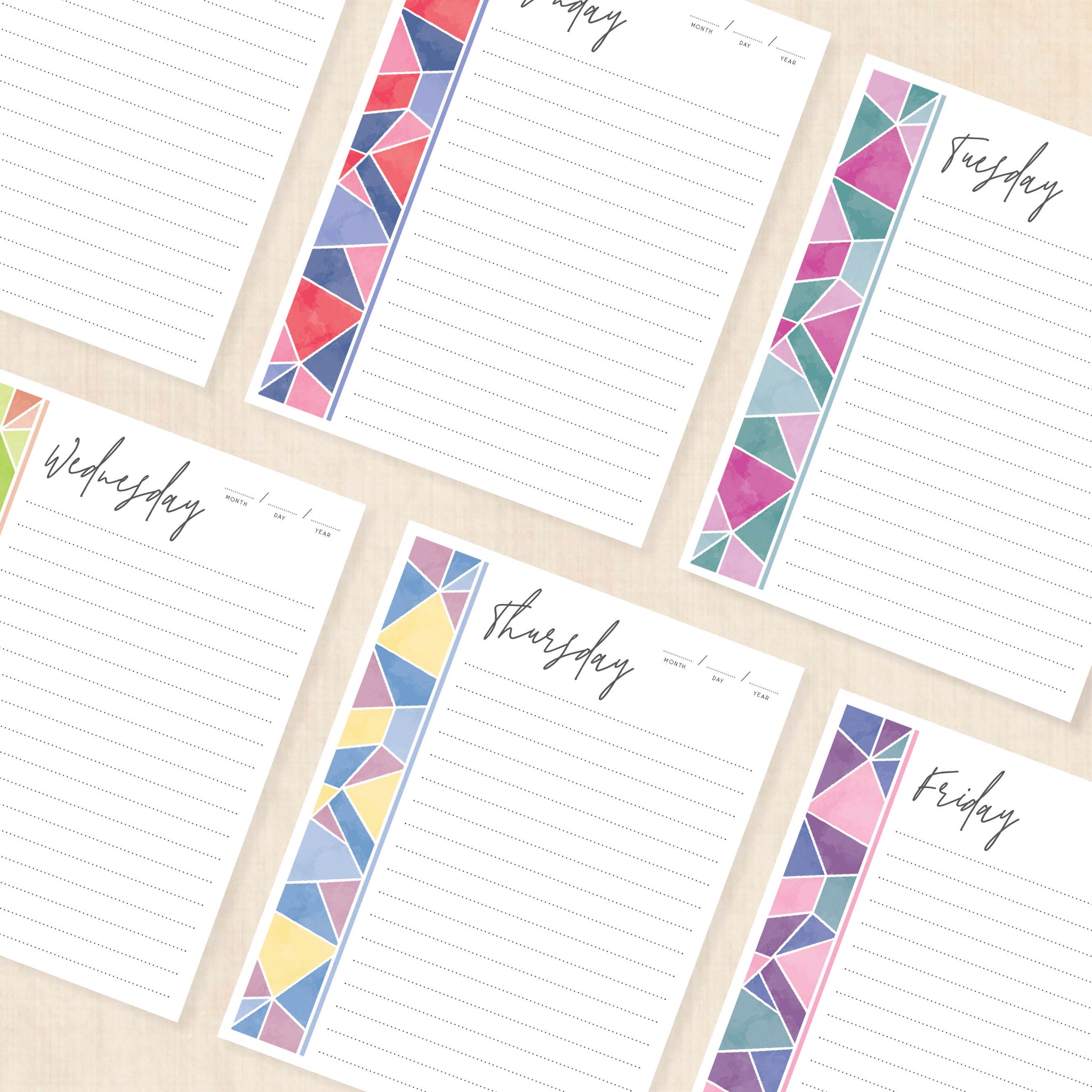 printable weekly planner