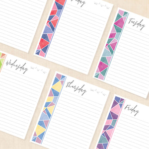 printable weekly planner