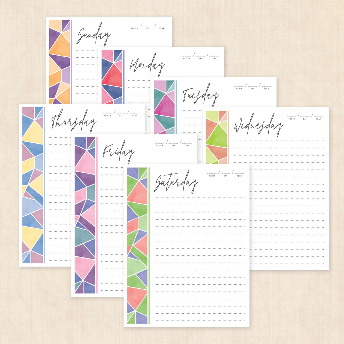 printable weekly planner