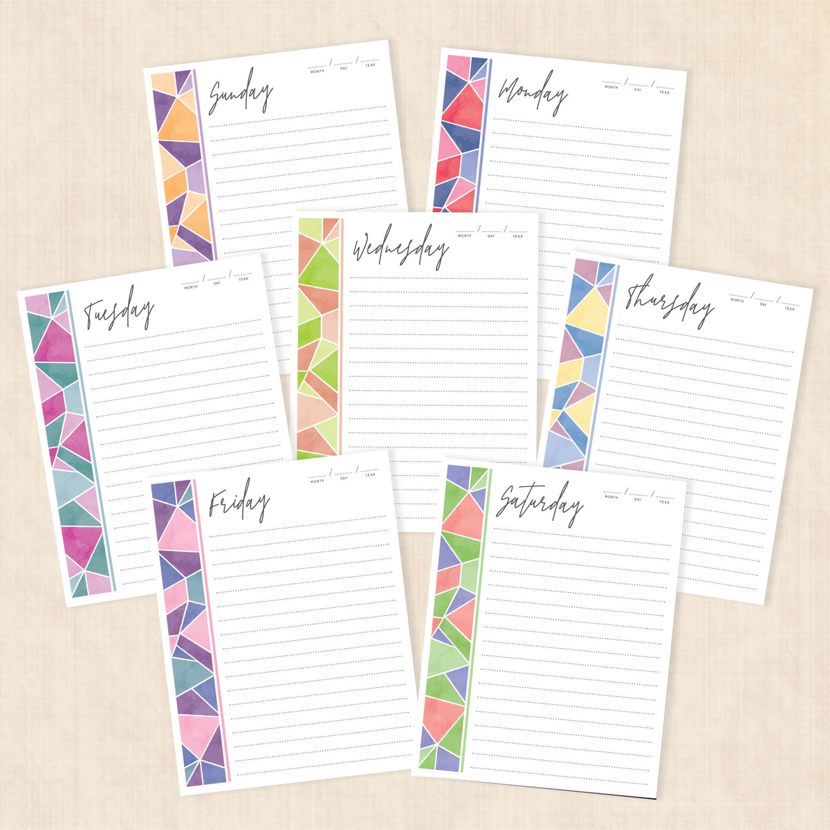 printable weekly planner